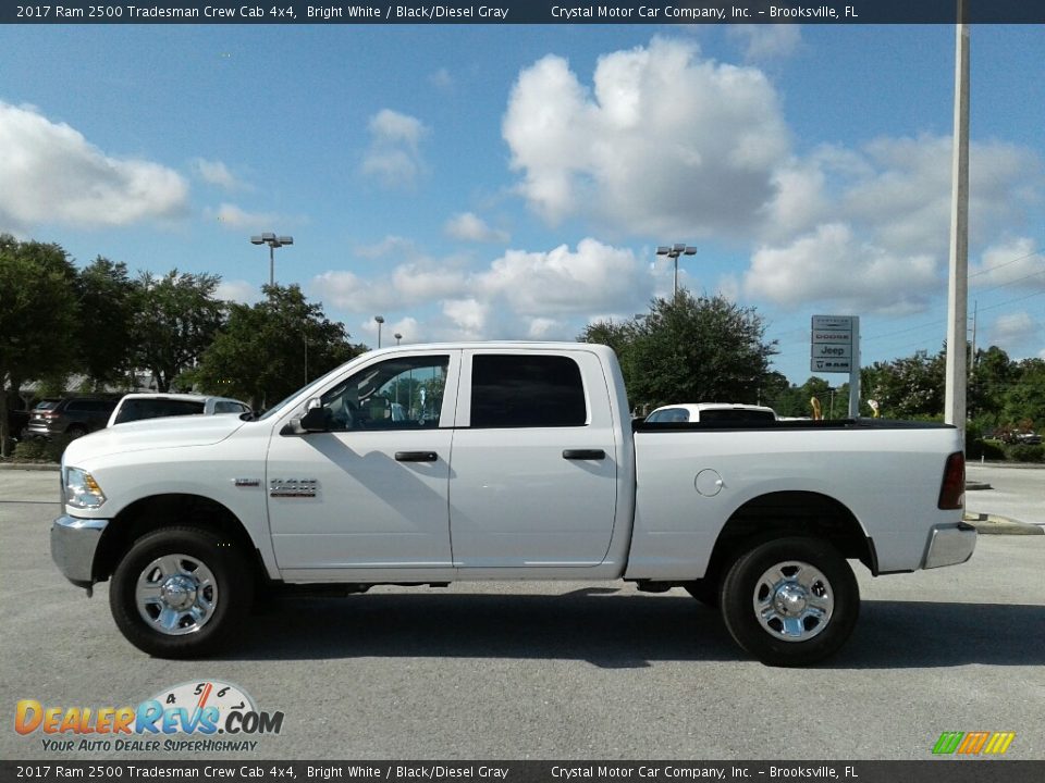 Bright White 2017 Ram 2500 Tradesman Crew Cab 4x4 Photo #2