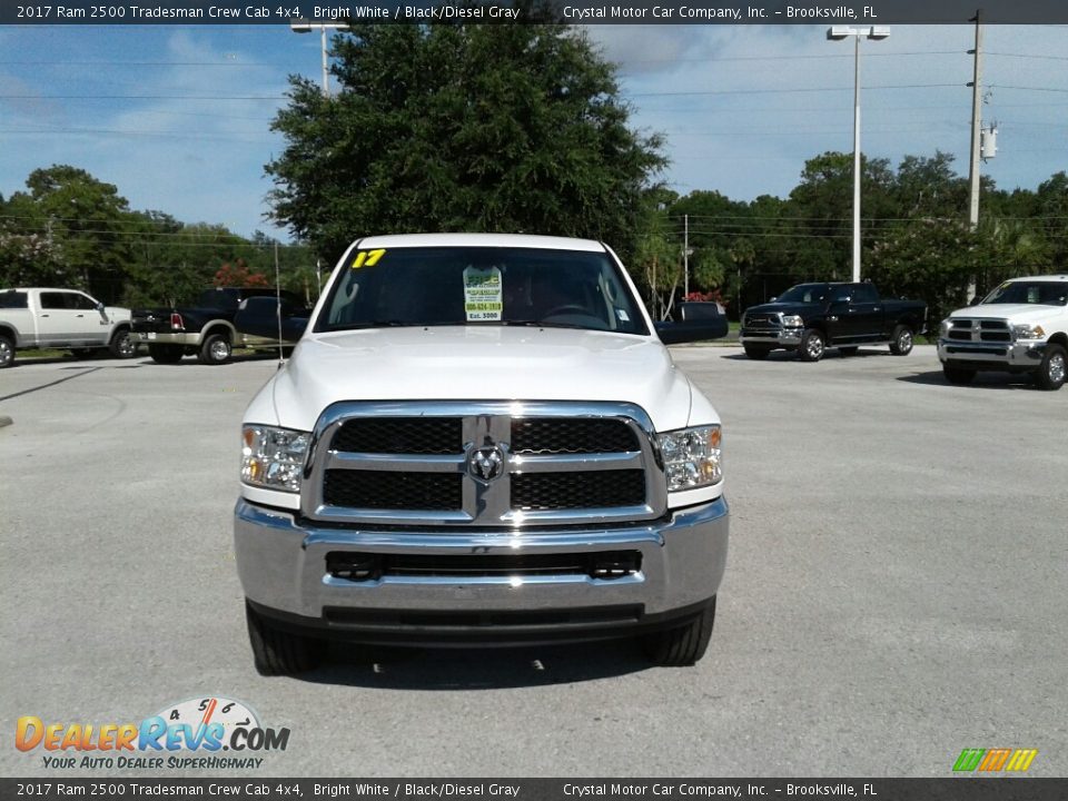 2017 Ram 2500 Tradesman Crew Cab 4x4 Bright White / Black/Diesel Gray Photo #8