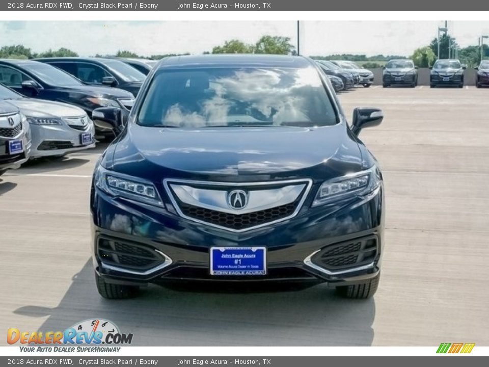 2018 Acura RDX FWD Crystal Black Pearl / Ebony Photo #2