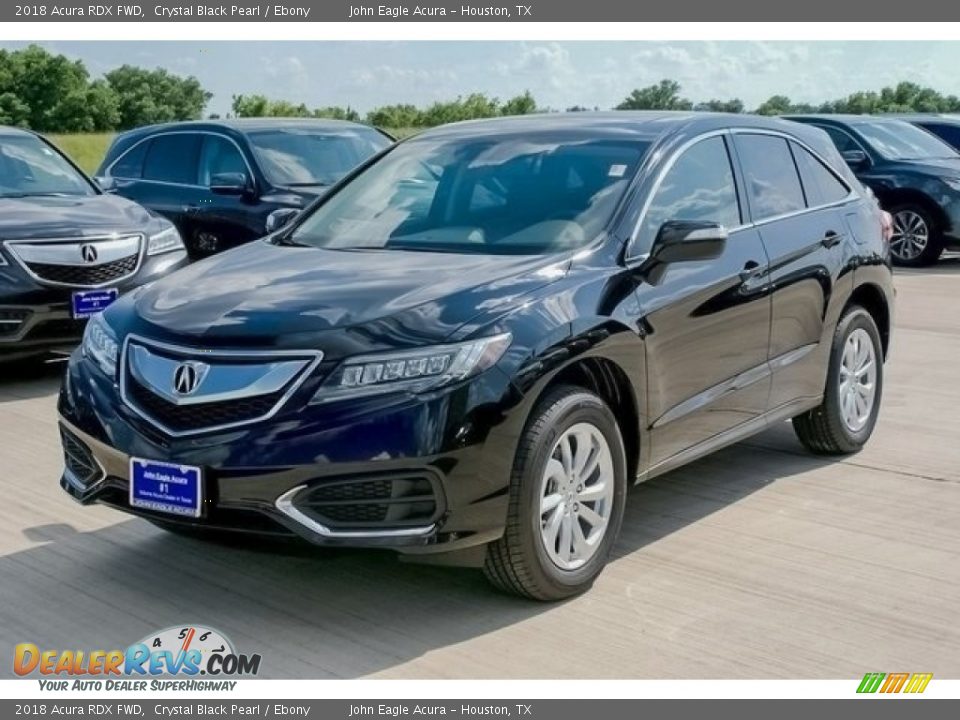 2018 Acura RDX FWD Crystal Black Pearl / Ebony Photo #3