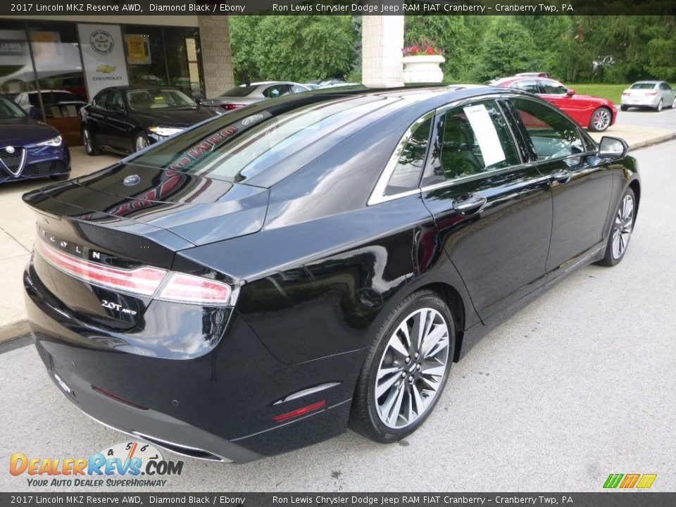 2017 Lincoln MKZ Reserve AWD Diamond Black / Ebony Photo #2