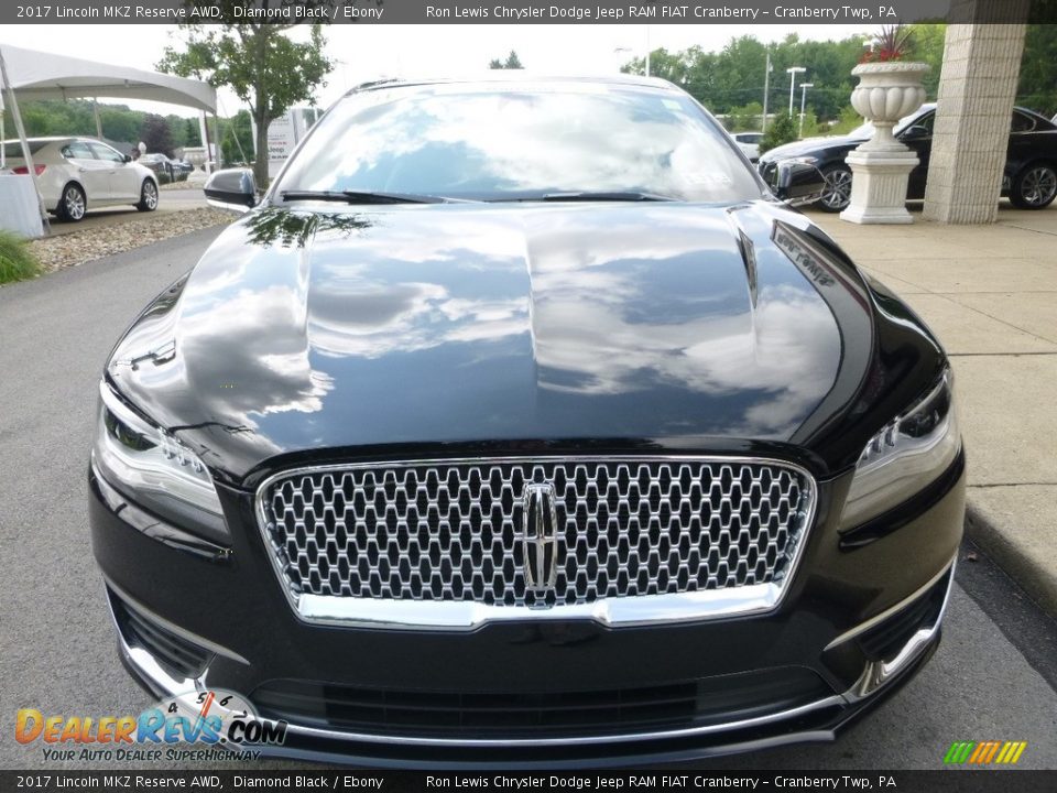 2017 Lincoln MKZ Reserve AWD Diamond Black / Ebony Photo #4