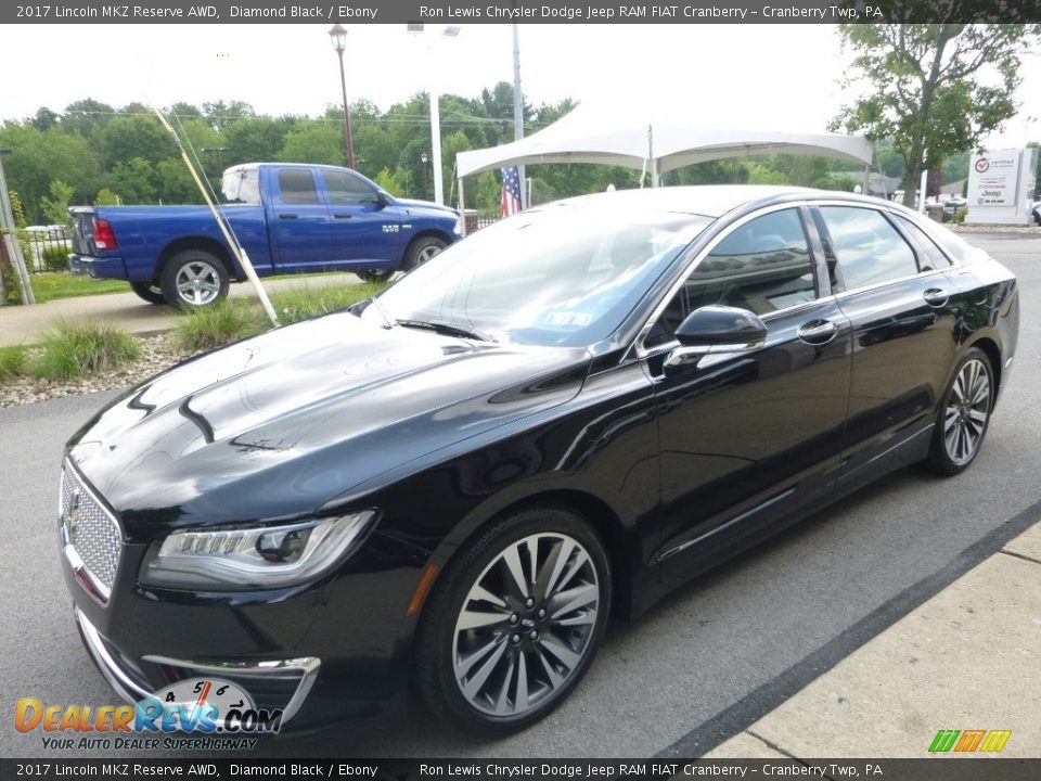 Diamond Black 2017 Lincoln MKZ Reserve AWD Photo #5