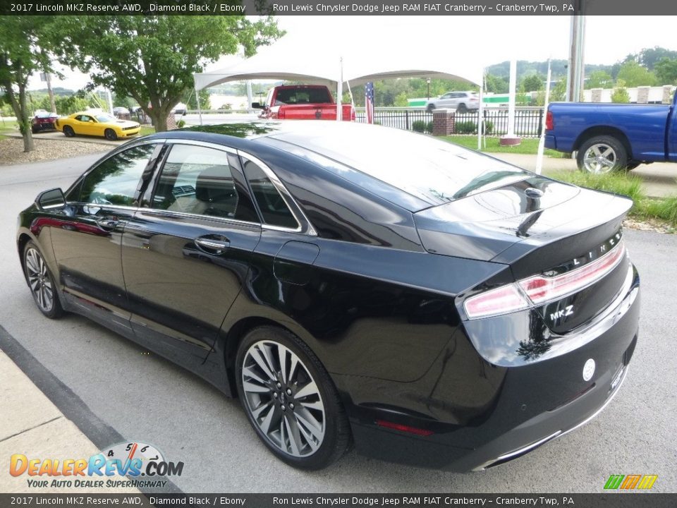 2017 Lincoln MKZ Reserve AWD Diamond Black / Ebony Photo #7