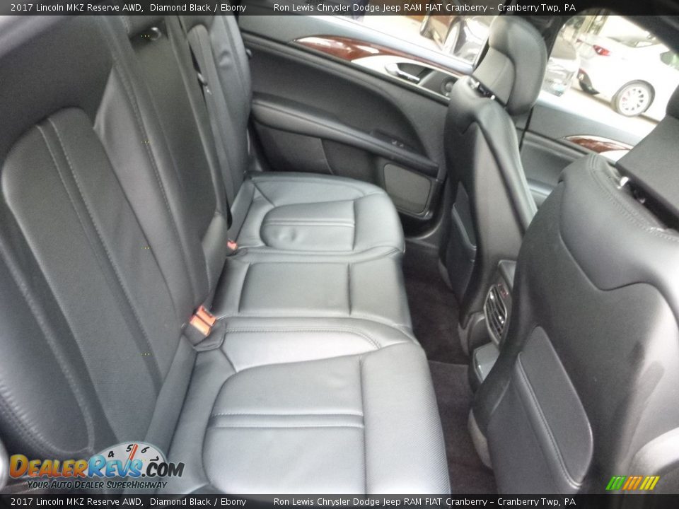 Rear Seat of 2017 Lincoln MKZ Reserve AWD Photo #10