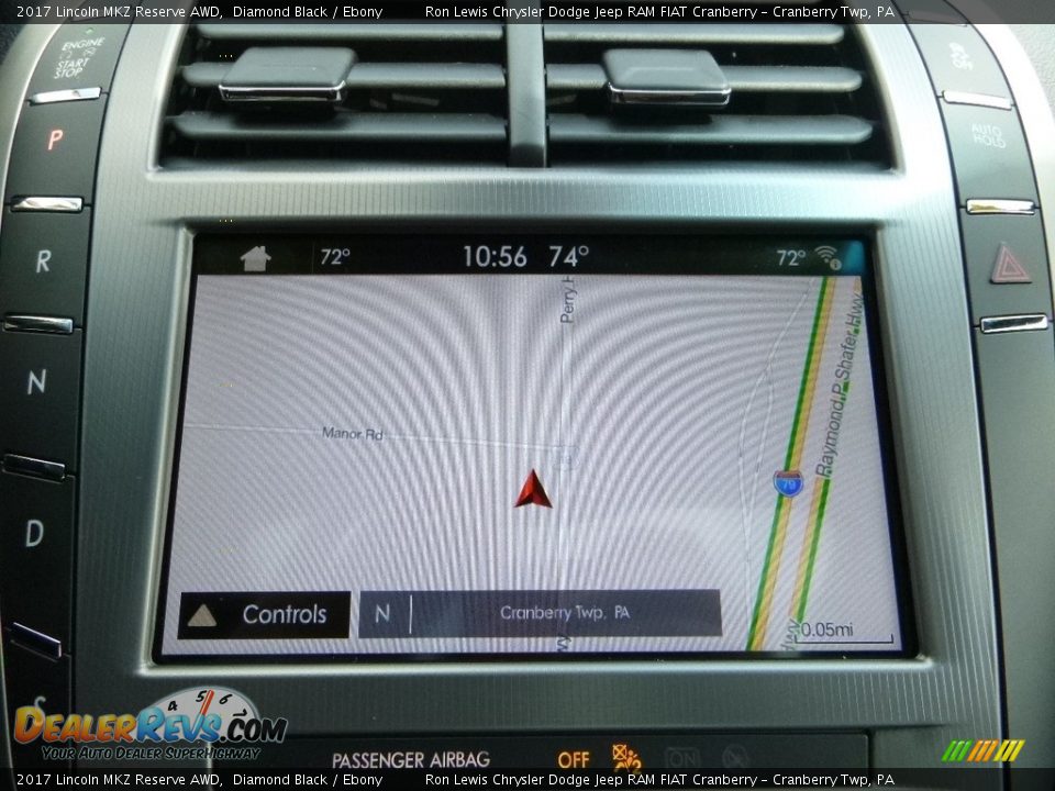 Navigation of 2017 Lincoln MKZ Reserve AWD Photo #16