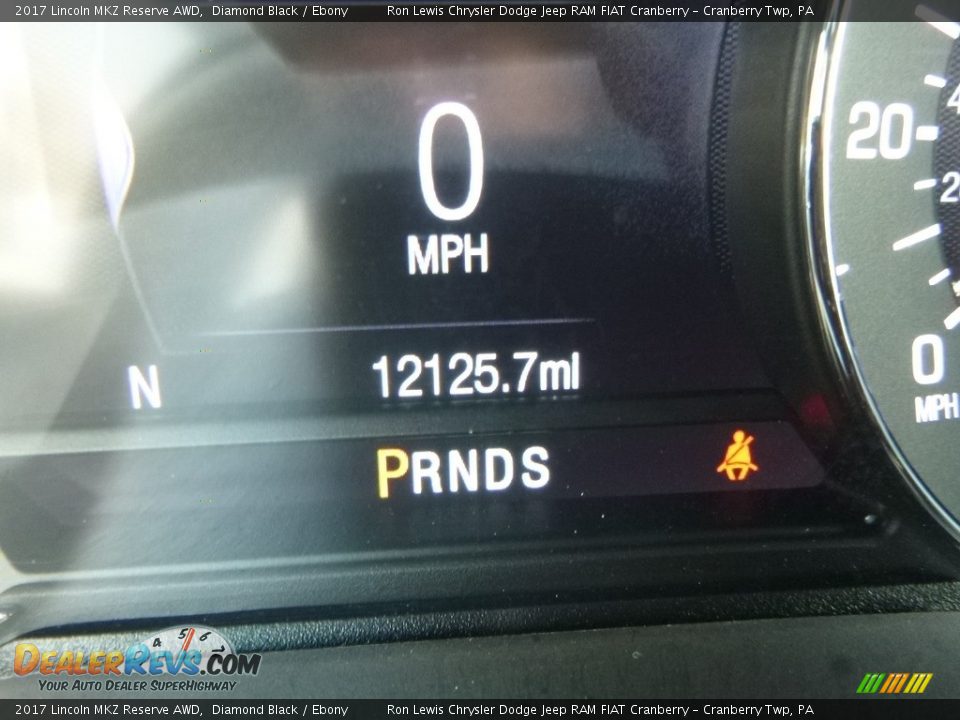 2017 Lincoln MKZ Reserve AWD Diamond Black / Ebony Photo #20