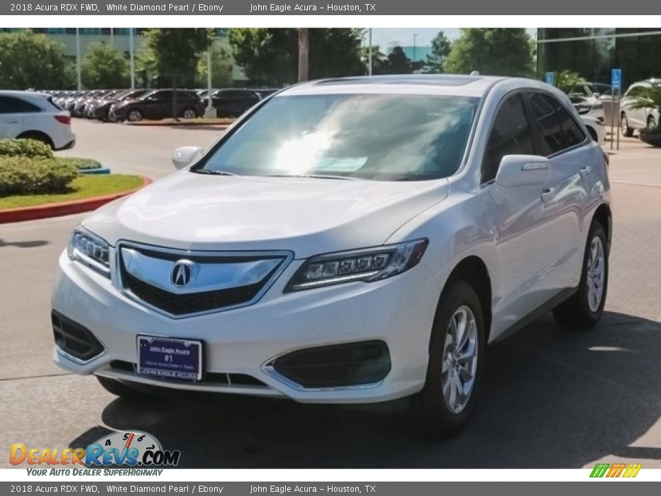 2018 Acura RDX FWD White Diamond Pearl / Ebony Photo #3