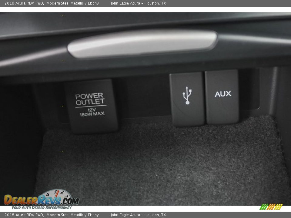 2018 Acura RDX FWD Modern Steel Metallic / Ebony Photo #34