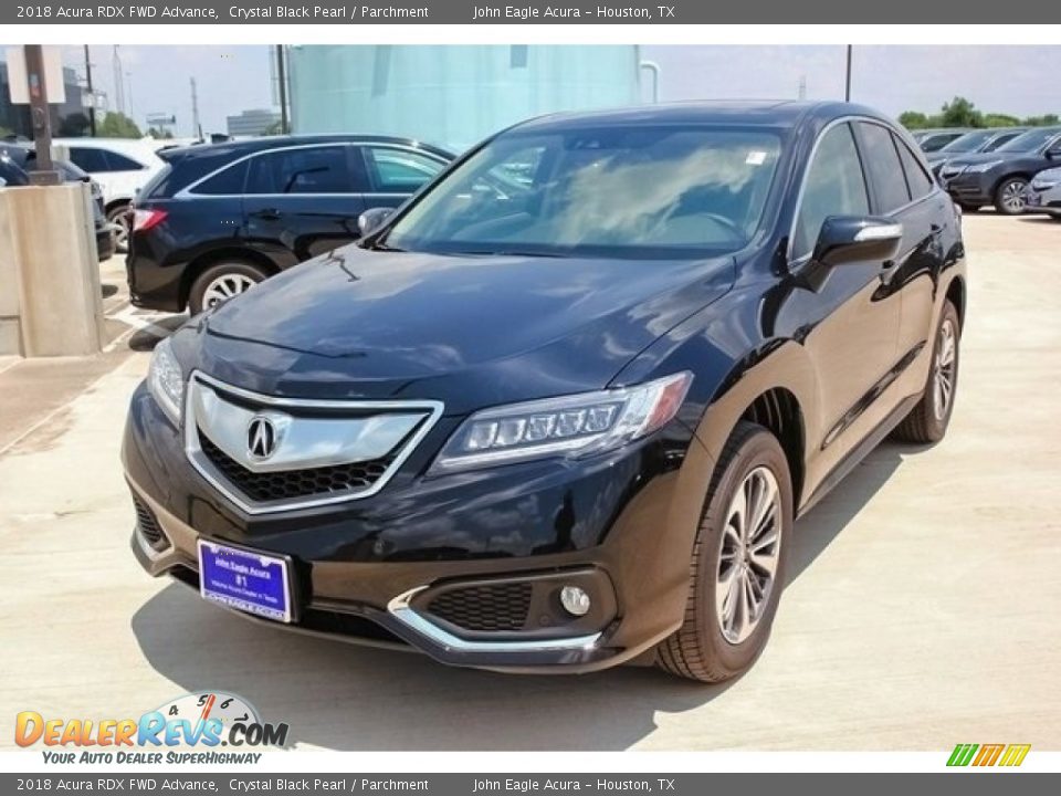 2018 Acura RDX FWD Advance Crystal Black Pearl / Parchment Photo #3