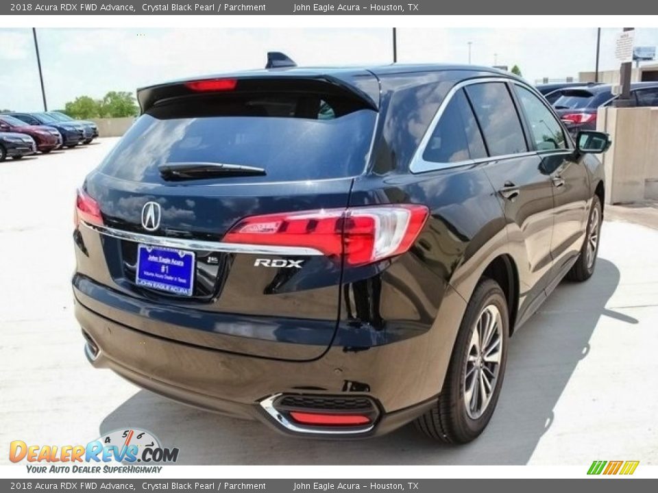 2018 Acura RDX FWD Advance Crystal Black Pearl / Parchment Photo #7