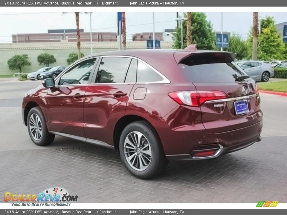 2018 Acura RDX FWD Advance Basque Red Pearl II / Parchment Photo #5