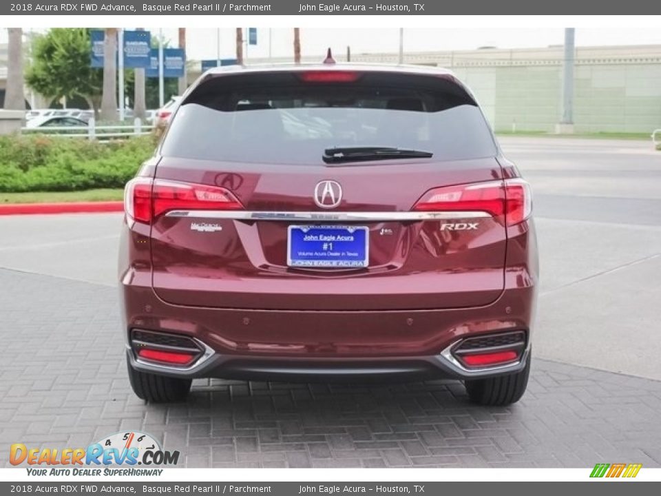 2018 Acura RDX FWD Advance Basque Red Pearl II / Parchment Photo #6