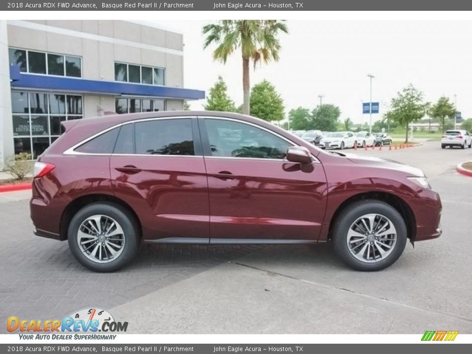 Basque Red Pearl II 2018 Acura RDX FWD Advance Photo #8