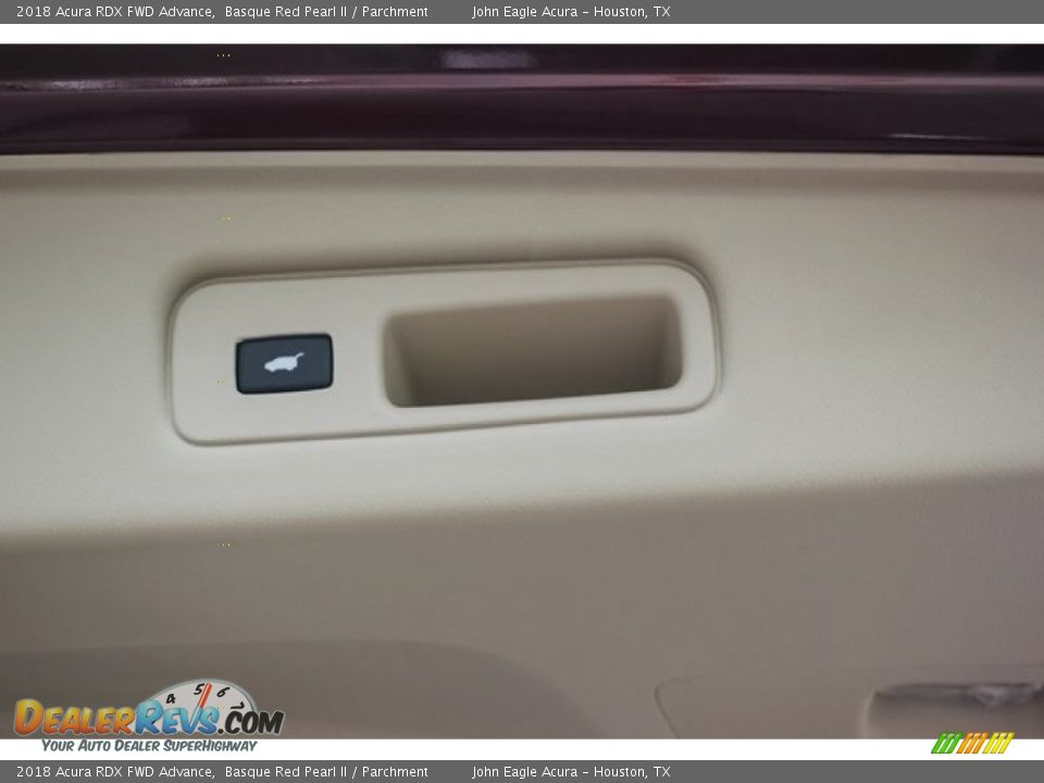 2018 Acura RDX FWD Advance Basque Red Pearl II / Parchment Photo #19