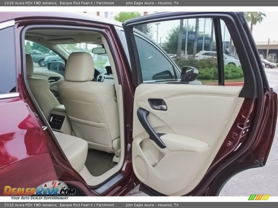 2018 Acura RDX FWD Advance Basque Red Pearl II / Parchment Photo #20