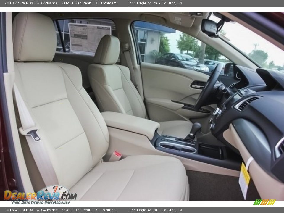 2018 Acura RDX FWD Advance Basque Red Pearl II / Parchment Photo #23