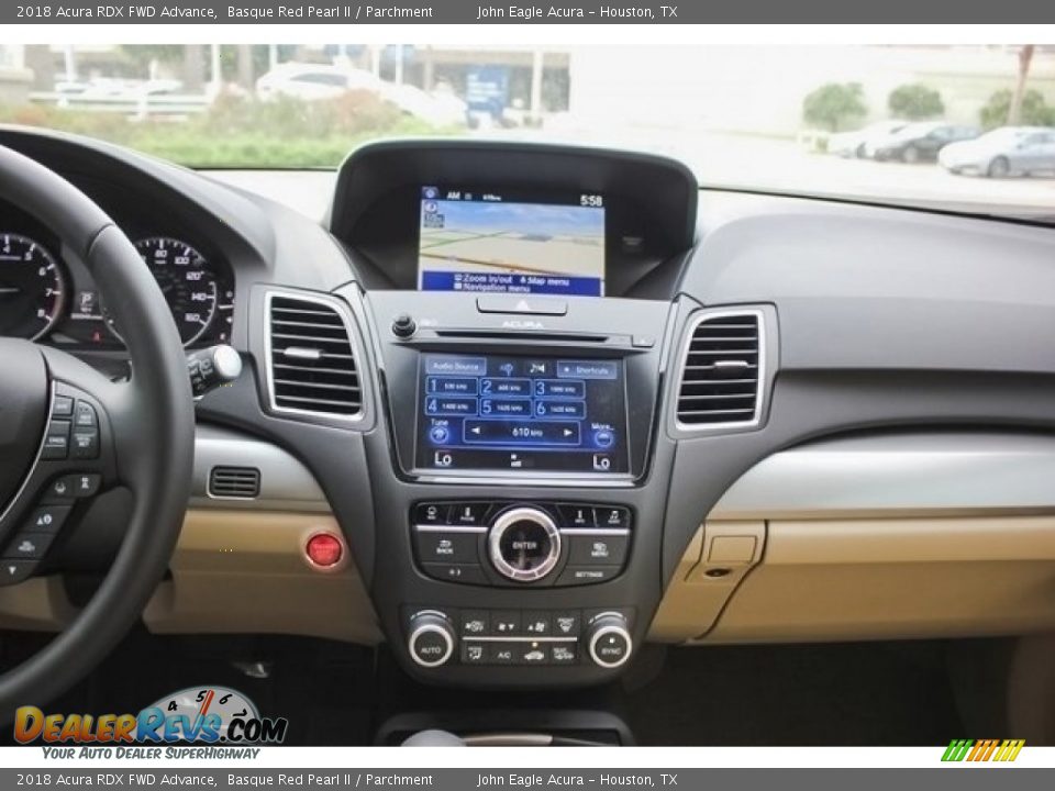 2018 Acura RDX FWD Advance Basque Red Pearl II / Parchment Photo #25