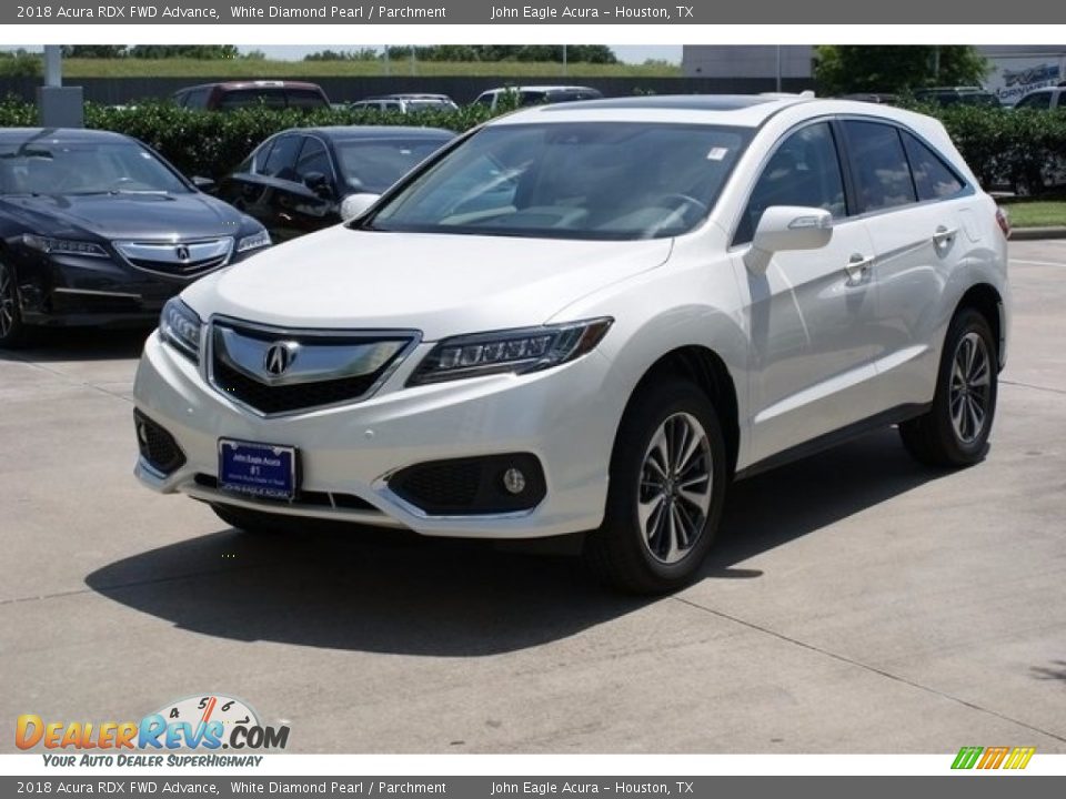 2018 Acura RDX FWD Advance White Diamond Pearl / Parchment Photo #3