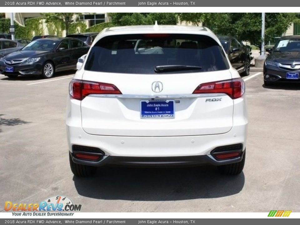 2018 Acura RDX FWD Advance White Diamond Pearl / Parchment Photo #6