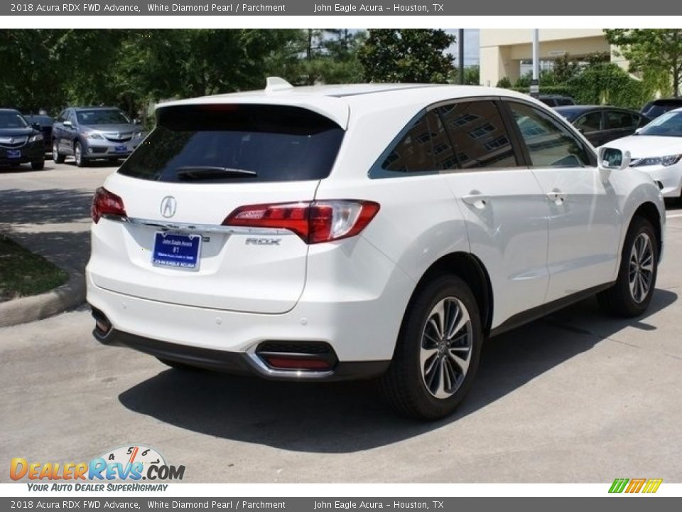 2018 Acura RDX FWD Advance White Diamond Pearl / Parchment Photo #7