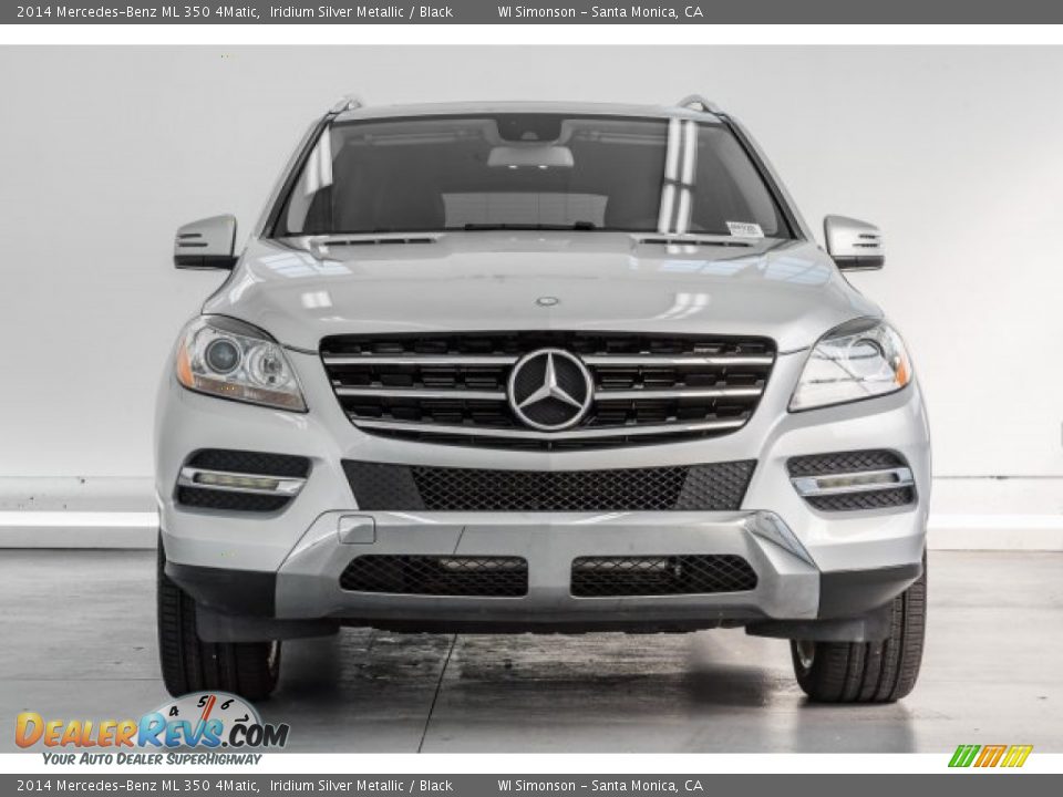 2014 Mercedes-Benz ML 350 4Matic Iridium Silver Metallic / Black Photo #2