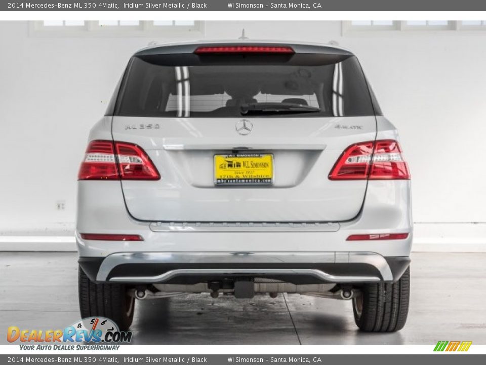 2014 Mercedes-Benz ML 350 4Matic Iridium Silver Metallic / Black Photo #3