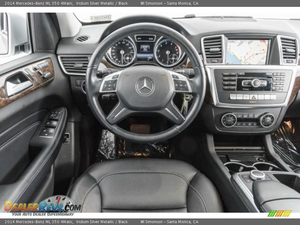 2014 Mercedes-Benz ML 350 4Matic Iridium Silver Metallic / Black Photo #4