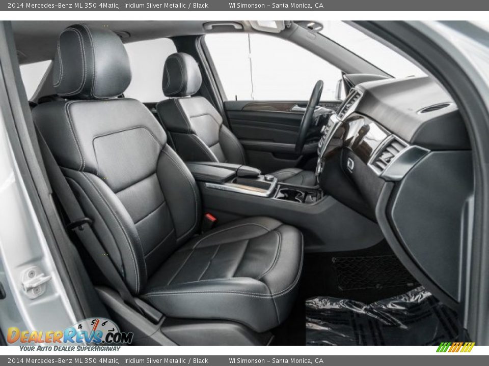 2014 Mercedes-Benz ML 350 4Matic Iridium Silver Metallic / Black Photo #6