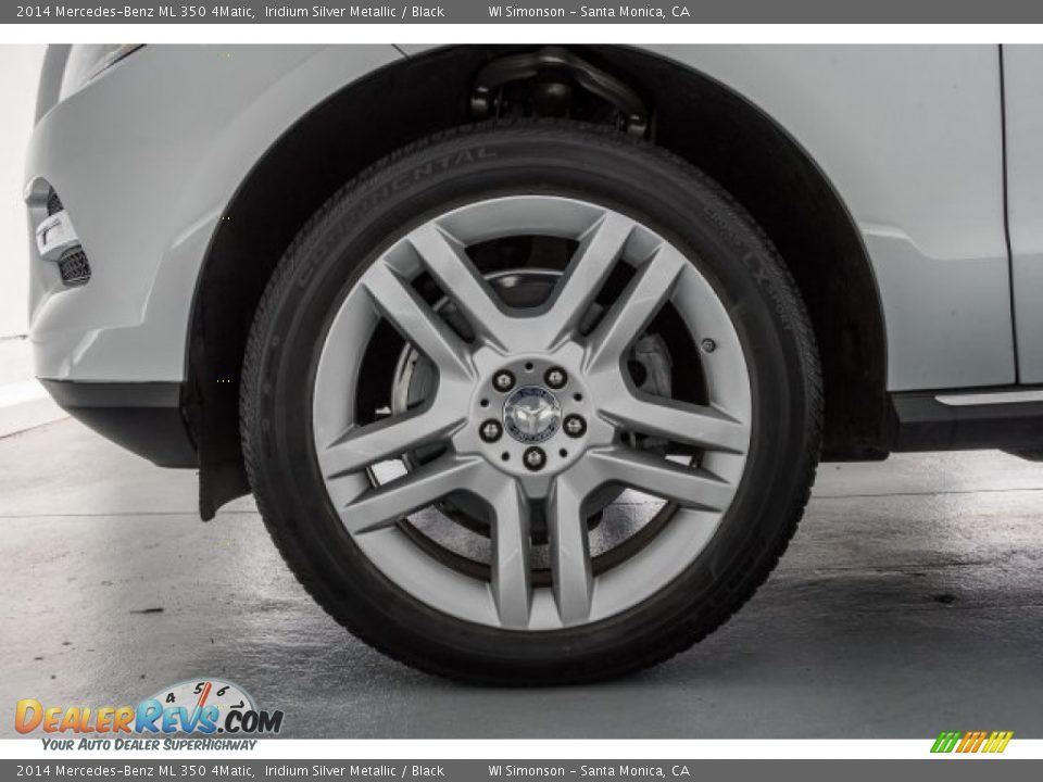 2014 Mercedes-Benz ML 350 4Matic Iridium Silver Metallic / Black Photo #8