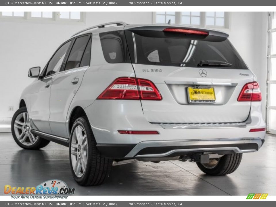 2014 Mercedes-Benz ML 350 4Matic Iridium Silver Metallic / Black Photo #10