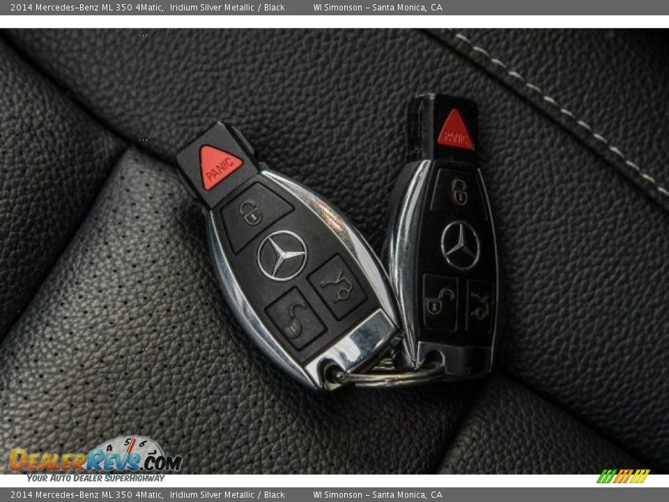 2014 Mercedes-Benz ML 350 4Matic Iridium Silver Metallic / Black Photo #11