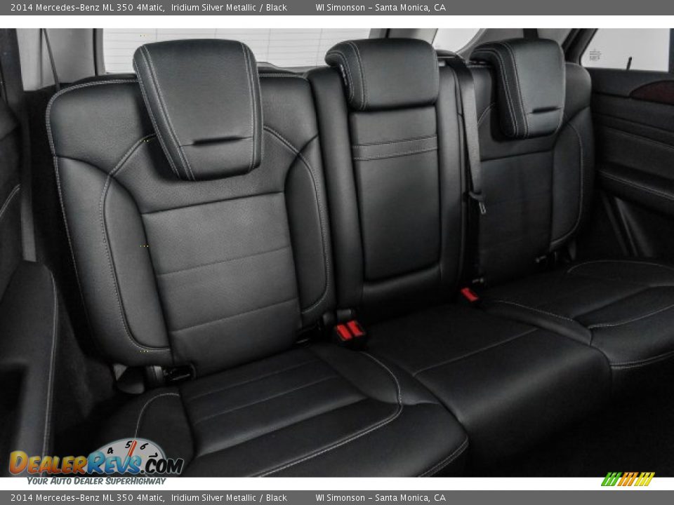 2014 Mercedes-Benz ML 350 4Matic Iridium Silver Metallic / Black Photo #12