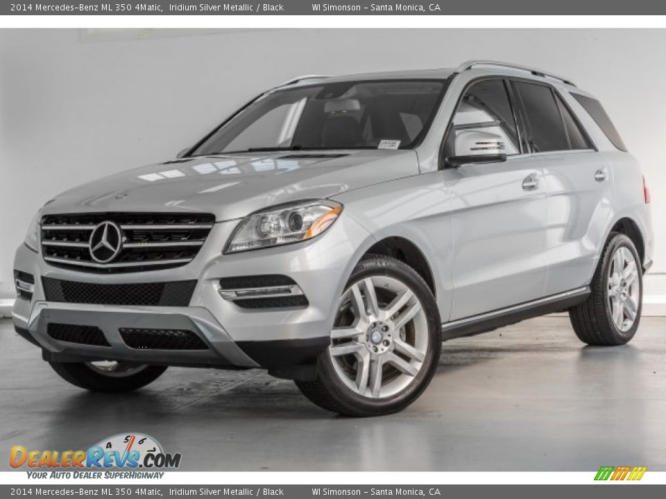 2014 Mercedes-Benz ML 350 4Matic Iridium Silver Metallic / Black Photo #13