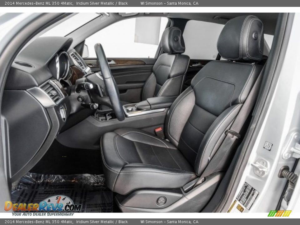2014 Mercedes-Benz ML 350 4Matic Iridium Silver Metallic / Black Photo #14