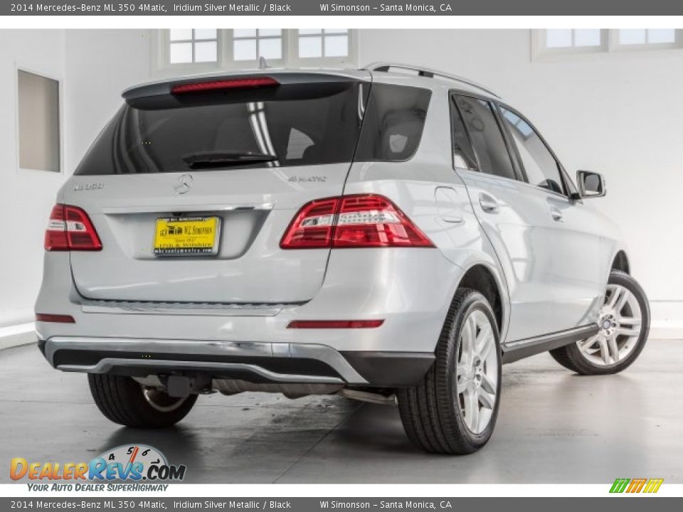 2014 Mercedes-Benz ML 350 4Matic Iridium Silver Metallic / Black Photo #15