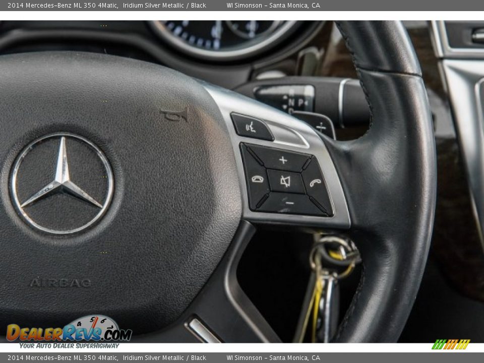 2014 Mercedes-Benz ML 350 4Matic Iridium Silver Metallic / Black Photo #16