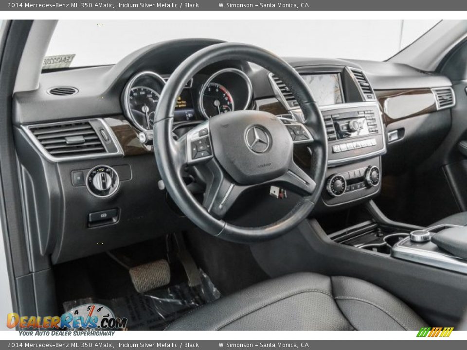 2014 Mercedes-Benz ML 350 4Matic Iridium Silver Metallic / Black Photo #21