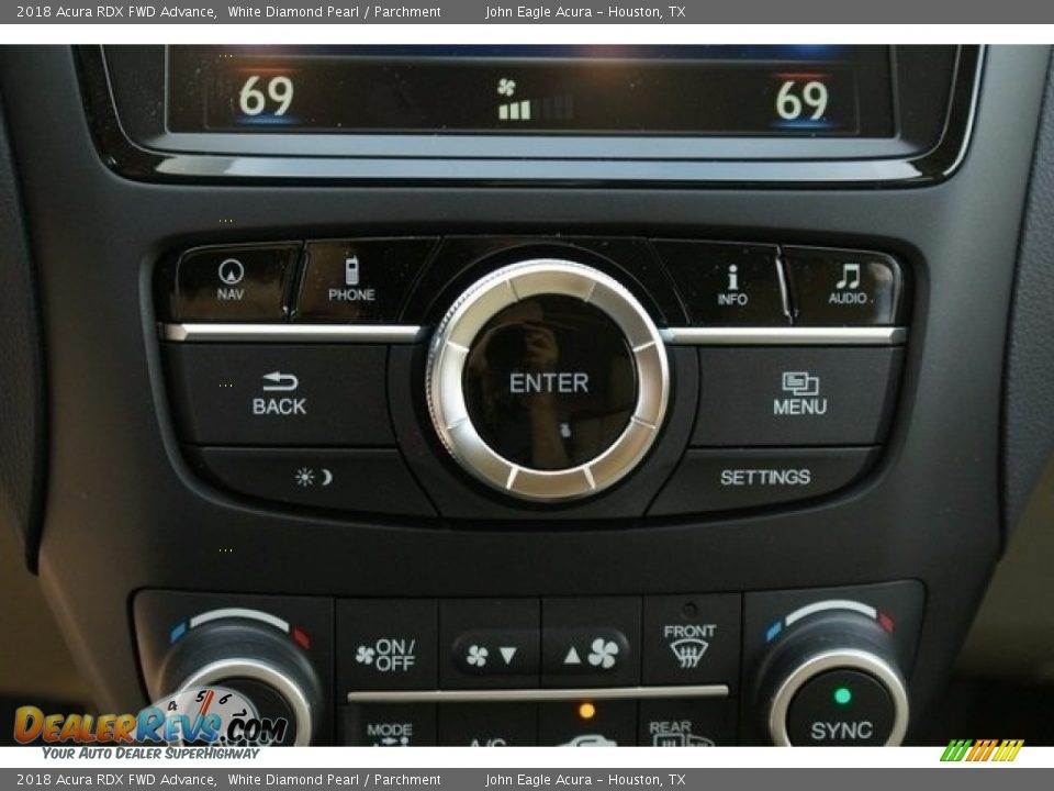 2018 Acura RDX FWD Advance White Diamond Pearl / Parchment Photo #35