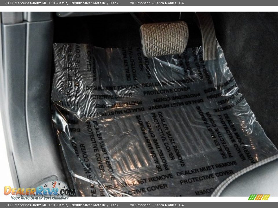 2014 Mercedes-Benz ML 350 4Matic Iridium Silver Metallic / Black Photo #22