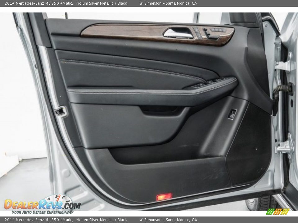 2014 Mercedes-Benz ML 350 4Matic Iridium Silver Metallic / Black Photo #23