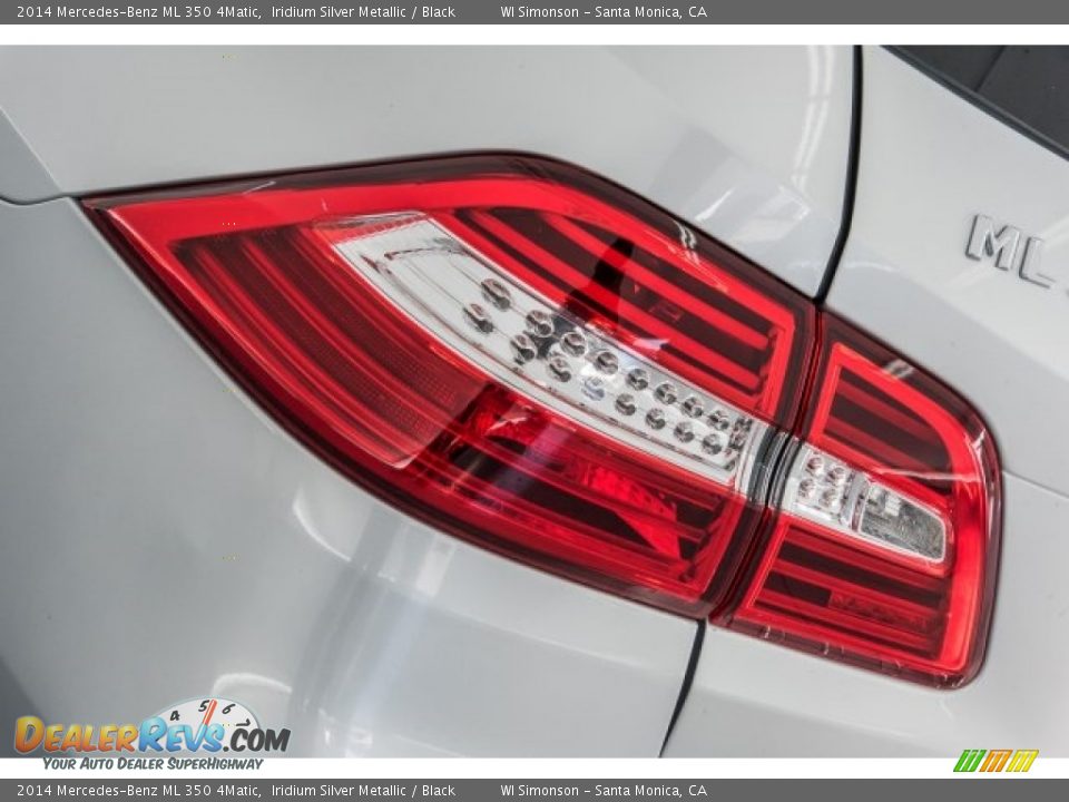2014 Mercedes-Benz ML 350 4Matic Iridium Silver Metallic / Black Photo #24