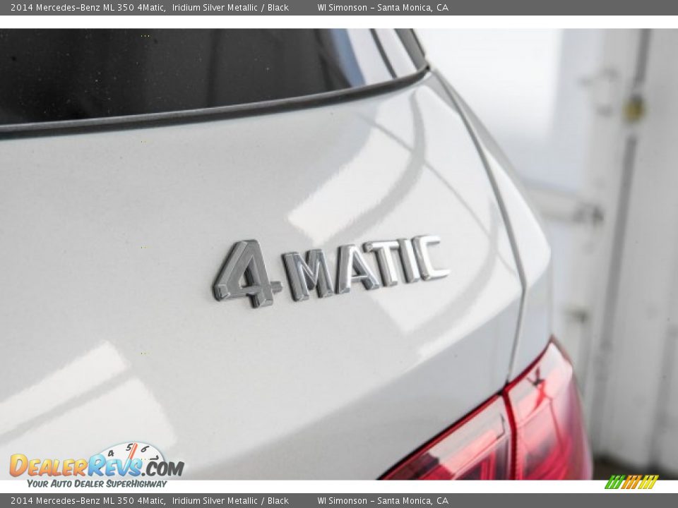 2014 Mercedes-Benz ML 350 4Matic Iridium Silver Metallic / Black Photo #25