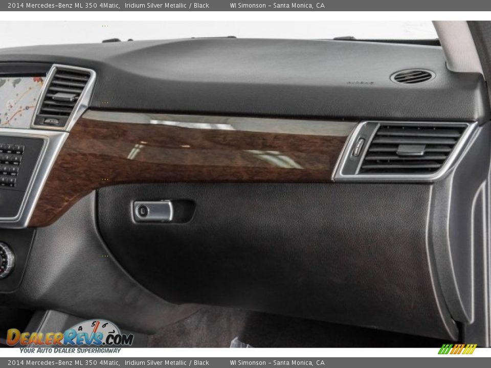 2014 Mercedes-Benz ML 350 4Matic Iridium Silver Metallic / Black Photo #26