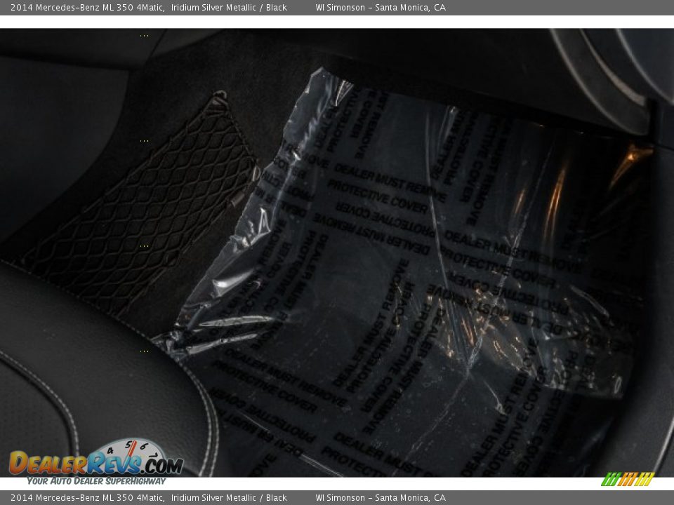 2014 Mercedes-Benz ML 350 4Matic Iridium Silver Metallic / Black Photo #27