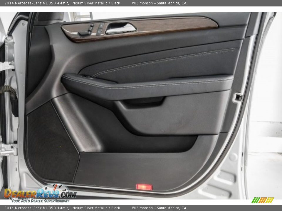 2014 Mercedes-Benz ML 350 4Matic Iridium Silver Metallic / Black Photo #28