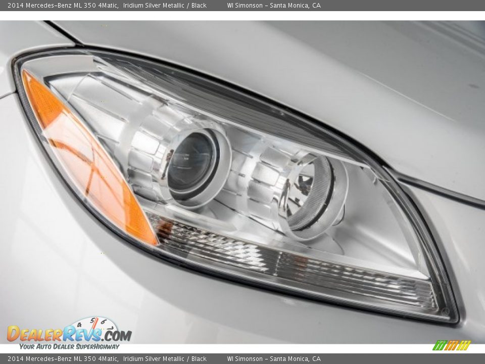 2014 Mercedes-Benz ML 350 4Matic Iridium Silver Metallic / Black Photo #30