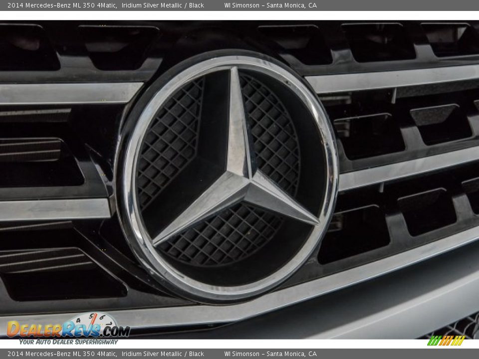 2014 Mercedes-Benz ML 350 4Matic Iridium Silver Metallic / Black Photo #31