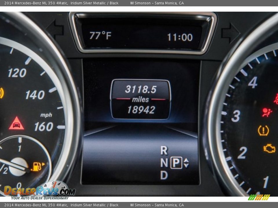 2014 Mercedes-Benz ML 350 4Matic Iridium Silver Metallic / Black Photo #32