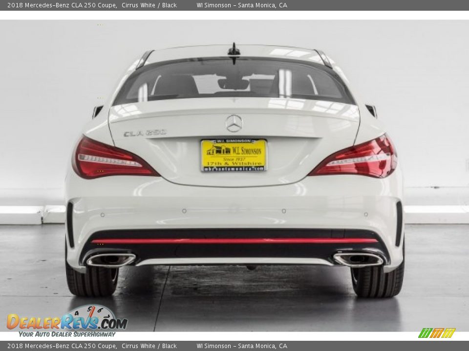 2018 Mercedes-Benz CLA 250 Coupe Cirrus White / Black Photo #4